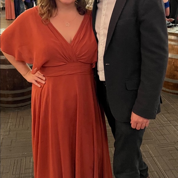 Azazie Dresses Azazie Pamela Dress Terracotta Poshmark